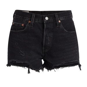 Levi’s 501 high rise denim shorts